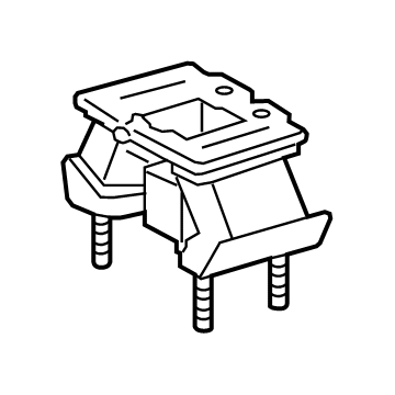 Lexus 12371-38110 INSULATOR, Engine Mounting