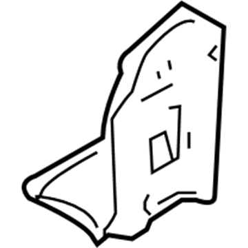 BMW 41-21-7-044-415 Left Interior Column A