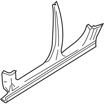 BMW 41-21-7-045-679 Column B With Left Rocker Panel