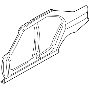 BMW 41-21-7-044-853 Body-Side Frame Left