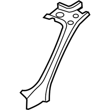 GM 10393085 Weatherstrip Pillar Reinforcement