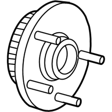 Mopar 52109947AF Front Hub And Bearing