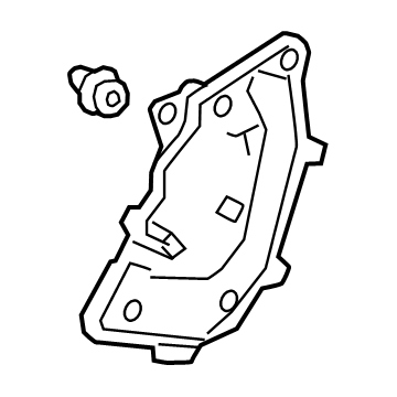 Lexus 67831-76030 Cover FR Door SERVI