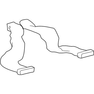 Hyundai 97370-38000 Duct-Rear Heating, RH