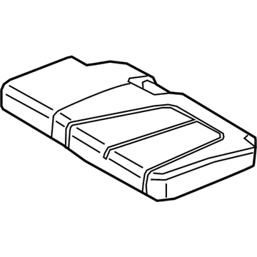 Hyundai 89A16-S8520-UBR 3Rd Seat Cushion Cover Assembly, Left
