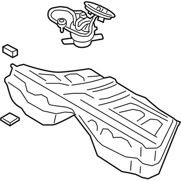 BMW 16-11-2-284-040 Sheet-Steel Fuel Tank