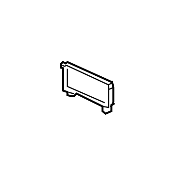 Honda 83412-TG7-A01ZB Pocket, RR. Console (Lower) *NH900L* (DEEP BLACK)