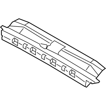 Hyundai 86356-J3000 Garnish Assembly-Radiator Grille, Upper