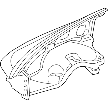 Mopar 55255030AF Fender