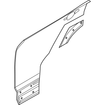 Nissan 82152-6RR0A Panel-Rear Door, Outer RH