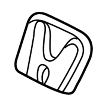 Honda 75701-S3C-000 Emblem, Front