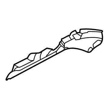 BMW 11-65-7-856-413 HEAT PROTECTION LEFT