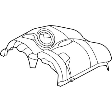 BMW 11-65-7-856-414 HEAT SHIELD, TURBOCHARGER, U