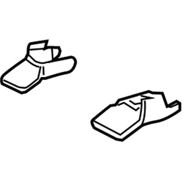 Lexus 72123-0E150-B1 Cover, Seat Track Bracket