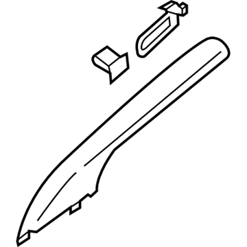 Ford FA1Z-5803598-AK Windshield Pillar Trim