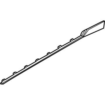 BMW 51-77-9-464-325 CHROME STRIP, REAR LEFT