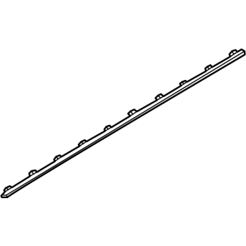 BMW 51-77-9-464-323 CHROME STRIP, FRONT LEFT