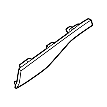 BMW 51-77-5-A26-925 CHROME TRIM LEFT FRONT