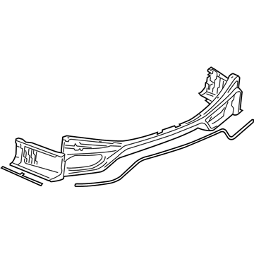 Nissan HEM14-6AW0A Rear Bumper Fascia, Center