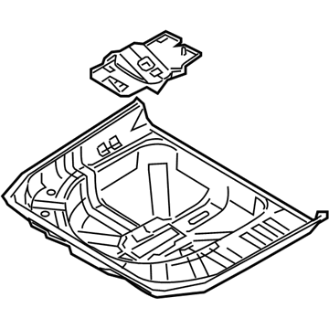 Ford 8G1Z-5411215-AA Spare Tire Panel