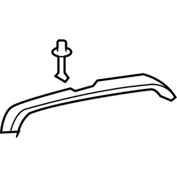 Lexus 62431-60051-A1 Garnish, Roof Side Rail