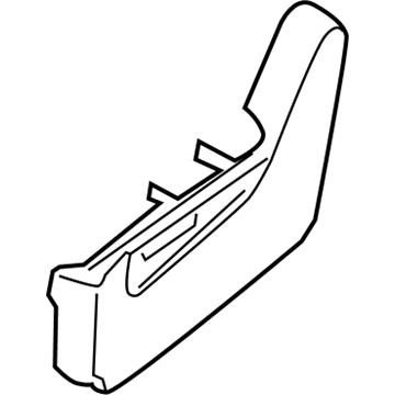Infiniti 87389-5ZA2A FINISHER Assembly - Cushion, Front Seat LH