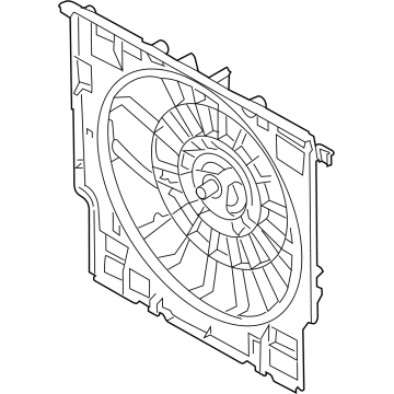 BMW 17-42-7-953-225 Fan Cowl With Acoustic Ring