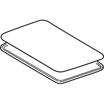 Lexus 63201-60132 Glass Sub-Assy, Sliding
