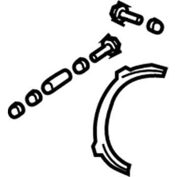 Honda 17521-S5W-000 Band, Front Cng Tank