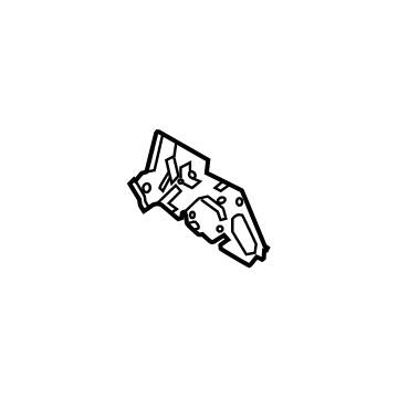 Nissan 88028-6RA0A Bracket-Rear Seat