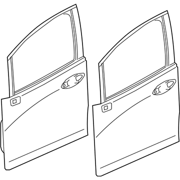 Honda 67010-T5R-A71ZZ Panel Comp, R FR D