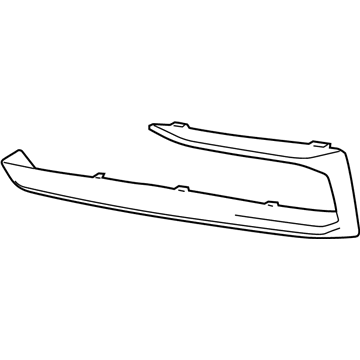 BMW 51-11-7-449-691 Chrome Strip, Left