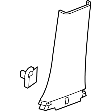 GM 22869413 Lower Center Pillar Trim