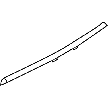 BMW 51-47-7-456-375 COVER STRIP, ENTRY, LEFT