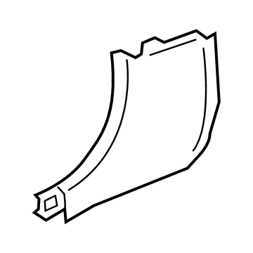 BMW 51-43-7-456-355 SIDE TRIM PANEL BOTTOM LEFT:514020