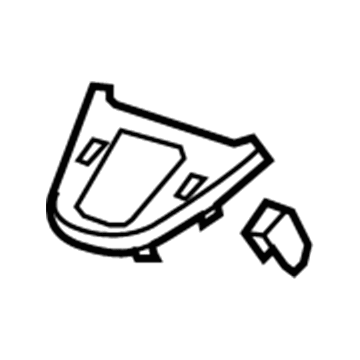 Honda 77271-SWA-E01ZC Panel, Escutcheon *NH608L* (UH GUN METALLIC)