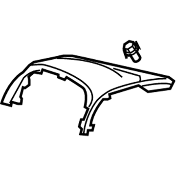 Honda 77220-SWA-A02ZA Visor Assy. (Upper) *NH167L* (GRAPHITE BLACK)