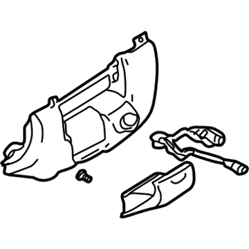 Hyundai 84770-3C000-LK Panel-Lower Crash Pad, Center