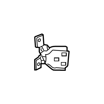 Mopar 55113664AE Left Lower Door Hinge