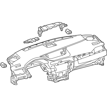 Lexus 55401-33180-C5 Pad Sub-Assembly, Instrument