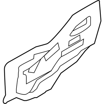 Nissan 82860-1JA0B SCRN Seal RH