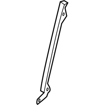 Nissan 82216-1JA0A Sash Assy-Slide Door Lower, Rear RH