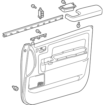 Toyota 67610-0C300-C1 Door Trim Panel