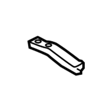 Lexus 5163A-60010 Reinforcement, Frame Rear Bumper, RH