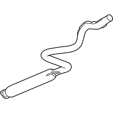 GM 20766957 Exhaust Resonator Pipe Assembly