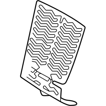 Hyundai 89370-CW000 HEATER-REAR SEAT BACK, LH