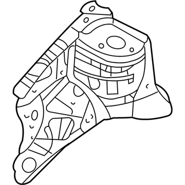 Kia 645024D010 Panel Assembly-Fender Apron