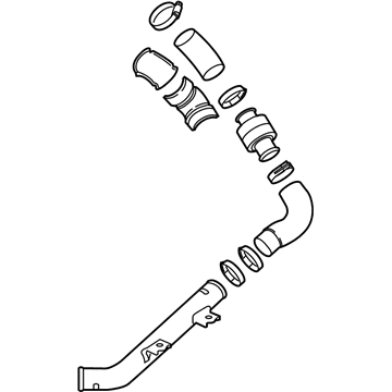 Hyundai 28250-2B720 Pipe & Hose Assembly-Turbo Changer WATERFEED