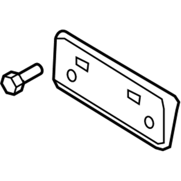 Nissan 96210-ZK30A Bracket-Licence Plate