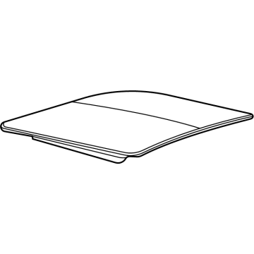Mopar 68091790AB GLASS-SUNROOF